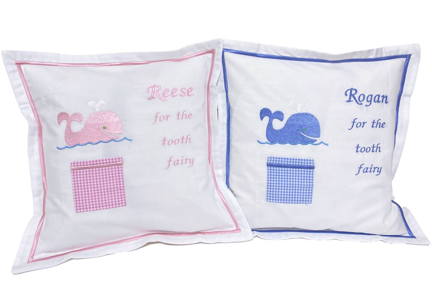 Girls Rosebud Pillowcase Custom Embroidered Personalized